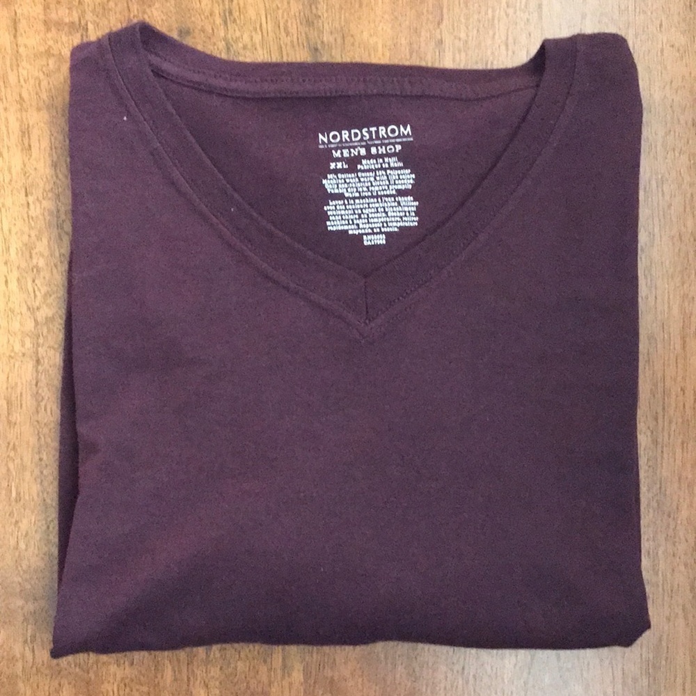 Nordstrom Men’s V-neck Long Sleeved Cotton Tee